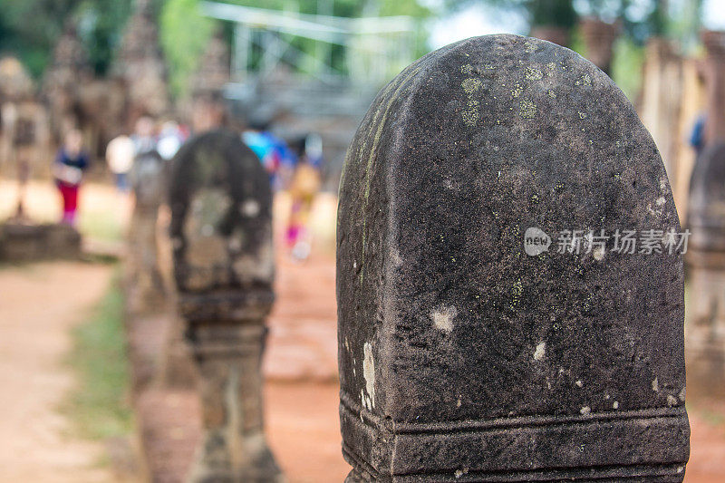 柬埔寨:吴哥建筑群的Banteay Srei庙